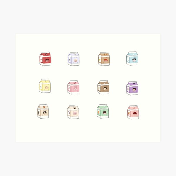 the boyz milk :D Art Print