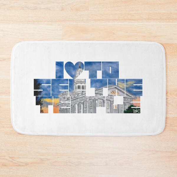 Item preview, I love to see the temple Nauvoo temple painting silhuoette designed and sold by DSC Arts.