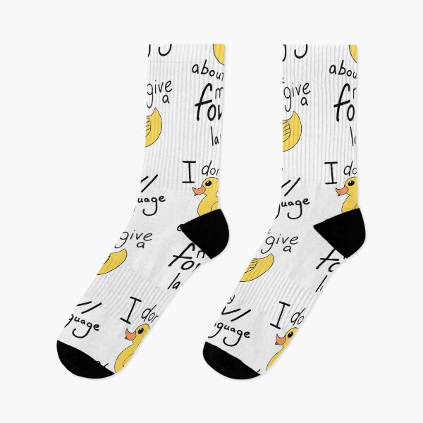 Item preview, I don't give a Duck about my fowl language designed and sold by Myowu.