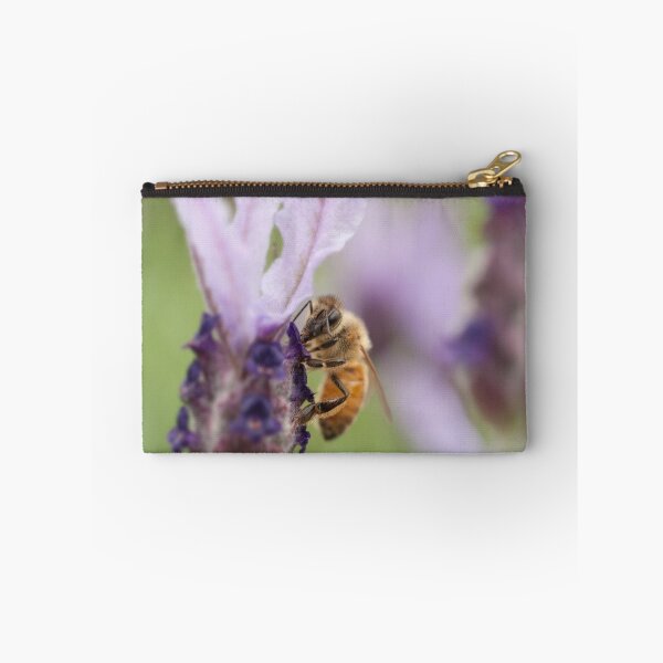 Item preview, Soft honeybee on purple lavender designed and sold by AnnoraBee.