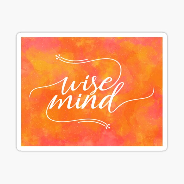Item preview, Wise Mind DBT Reminder designed and sold by caesiumtea.