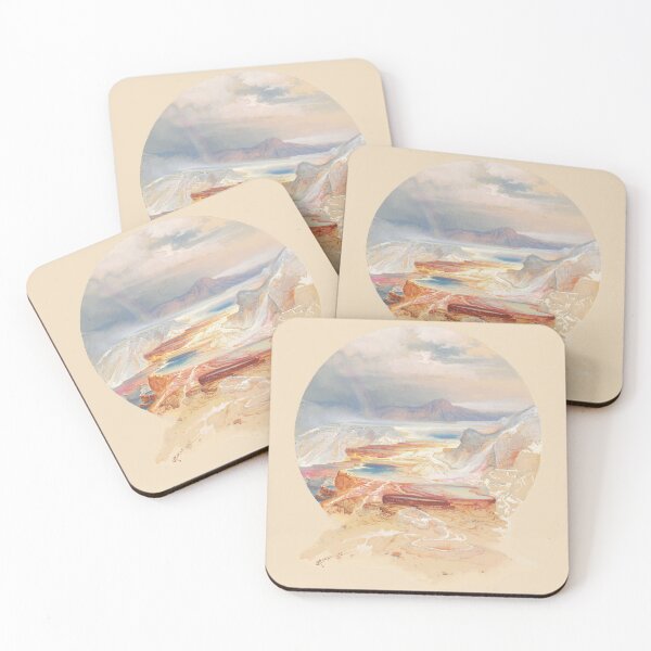 Item preview, Thomas Moran Painting Minerva Terrace, Yellowstone, 1872  designed and sold by pelagio.