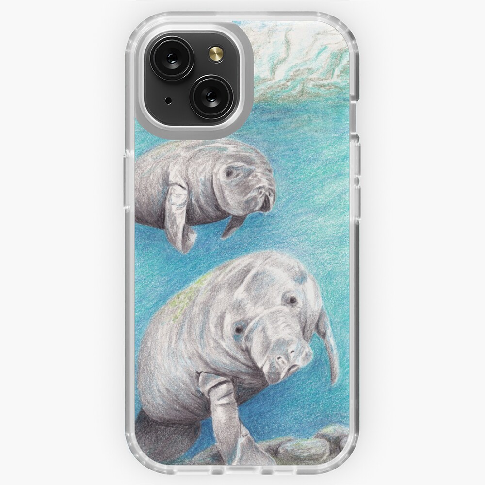 Manatees Poster for Sale by Erin Wilson | Redbubble