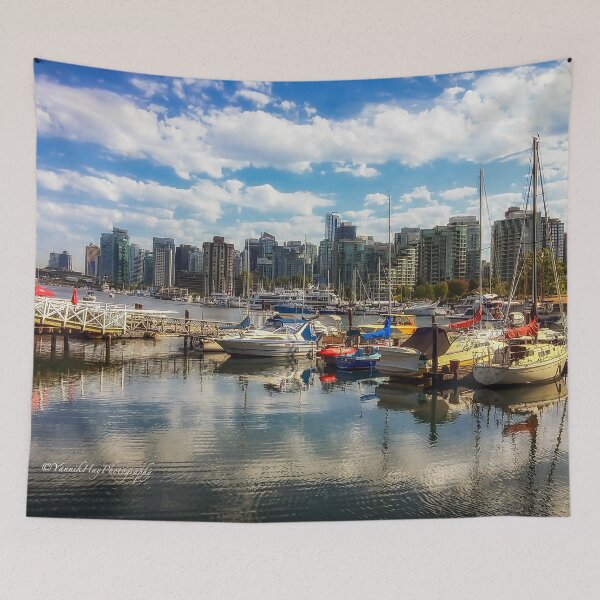 Item preview, Vancouver Skyline from Stanley Park designed and sold by Yannik Hay.