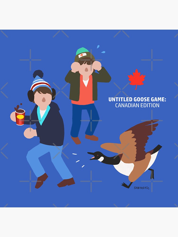 Thumbnail 3 of 3, Sticker, Bob n Doug vs Canada Goose designed and sold by Sabtastic.