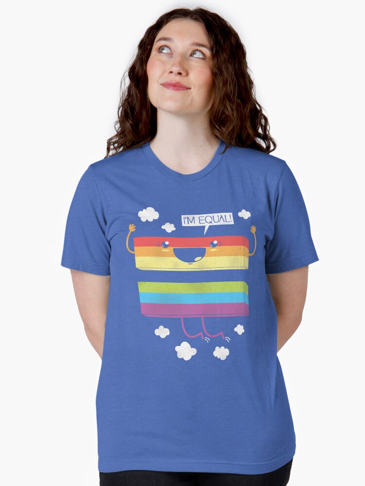 Thumbnail 2 of 7, Tri-blend T-Shirt, Equality designed and sold by BeanePod.