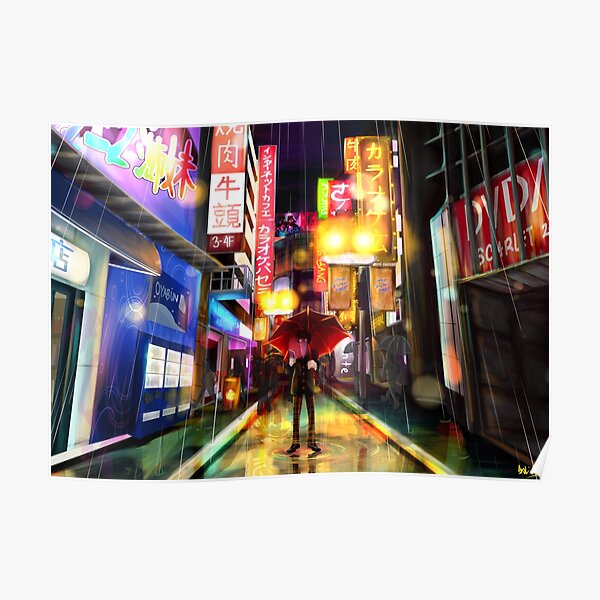 Persona 5 - Overworld Shibuya Poster