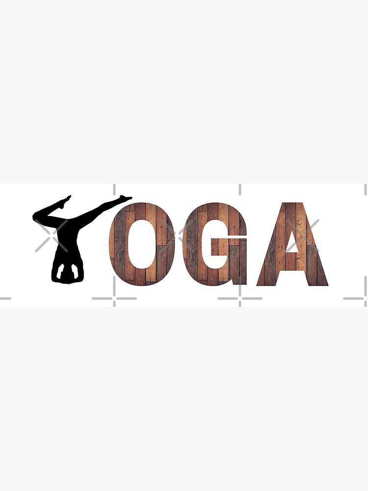 the word YOGA with symbol  Yoga symbols, Yoga art, Yoga drawing