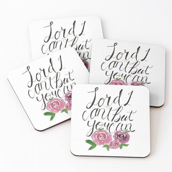 Item preview, Lord I can't but You can watercolor roses designed and sold by Rebecca Randle.