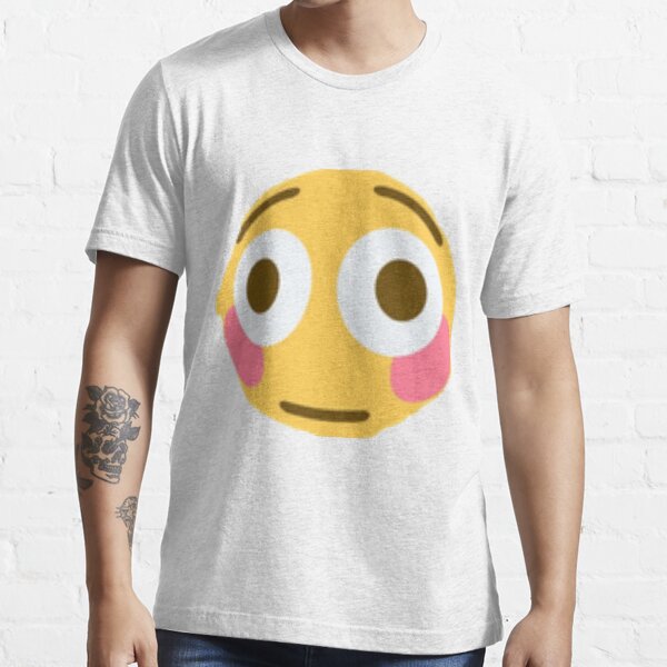"Flushed Emoji" Tshirt for Sale by Nutting Redbubble emoji t