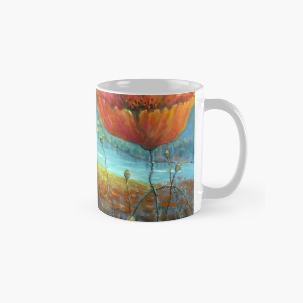 Poppy Field Provence, France Classic Mug