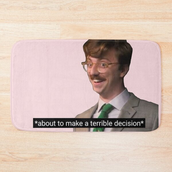 Item preview, Terrible Decisions in Pastel Pink designed and sold by BingoChamp2077.