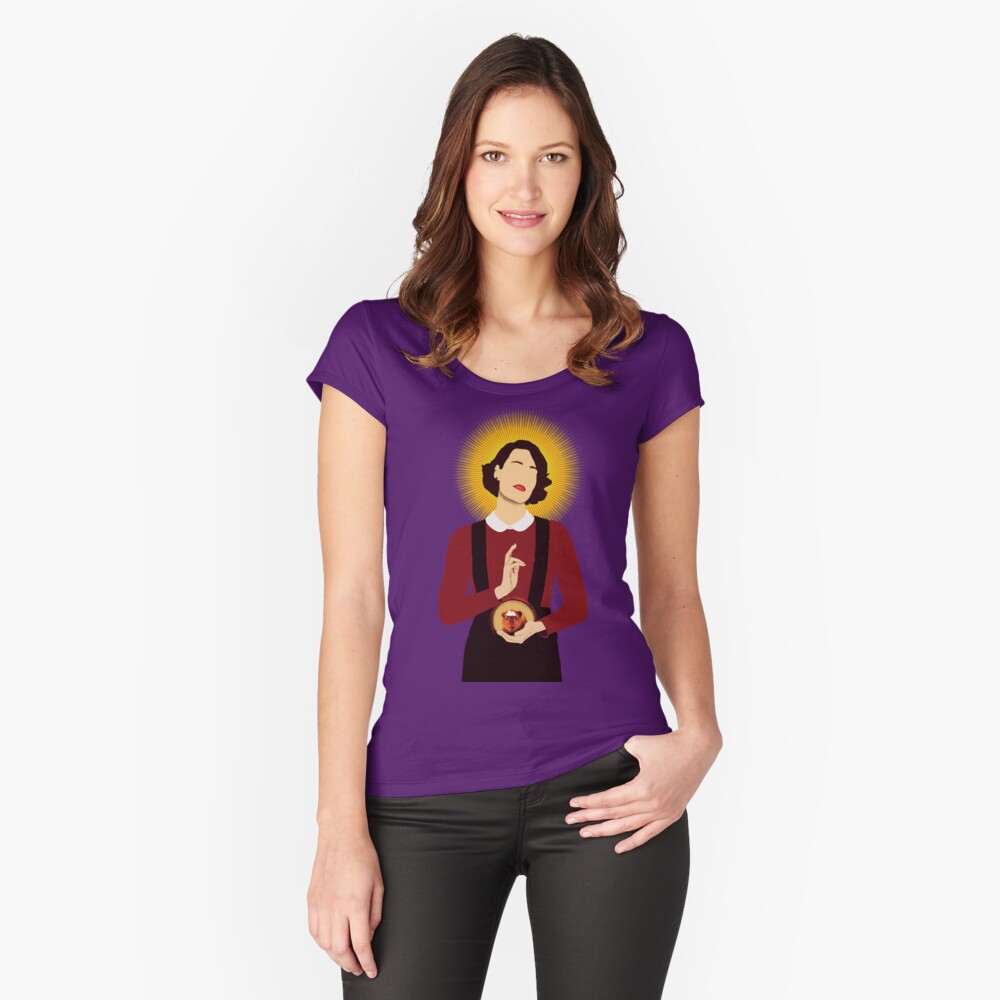 Vista previa del artículo con la obra «Camiseta entallada de cuello ancho», diseñado y vendido por ru83281.