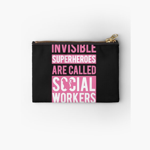 Item preview, Invisible Superheroes are Called Social Workers designed and sold by teemeaning.