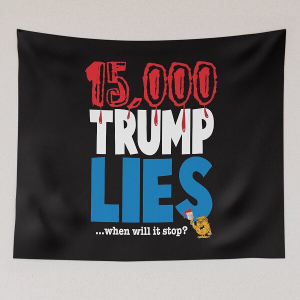 Item preview, 15,000 Trump Lies designed and sold by BrendanJohnson.