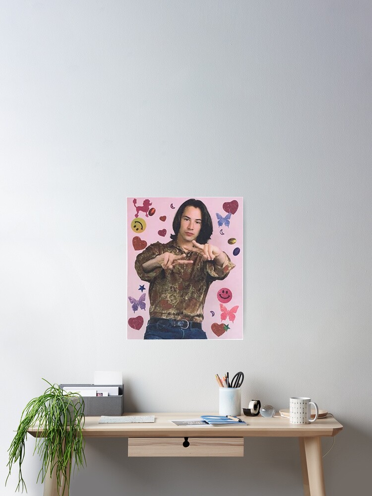 Thumbnail 2 von 3, Poster, Keanu Reeves ICONIC 90er Jahre Teen Mag designt und verkauft von cupidchu.