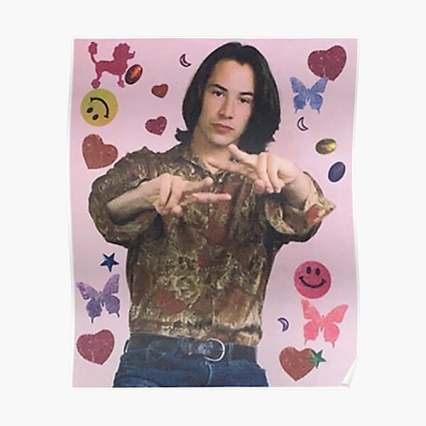 Keanu Reeves ICONIC 90s Teen Mag Poster