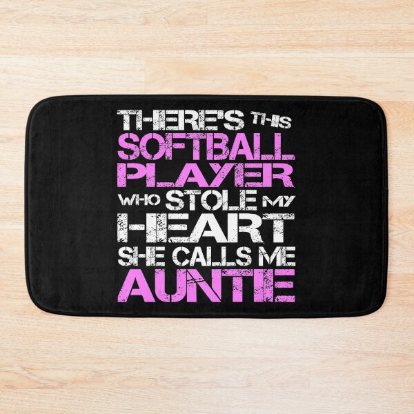 Item preview, There's This Softball Player Who Stole My Heart She Calls Me Auntie designed and sold by nikkidawn74.