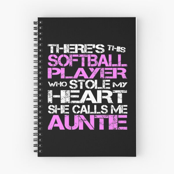 Item preview, There's This Softball Player Who Stole My Heart She Calls Me Auntie designed and sold by nikkidawn74.