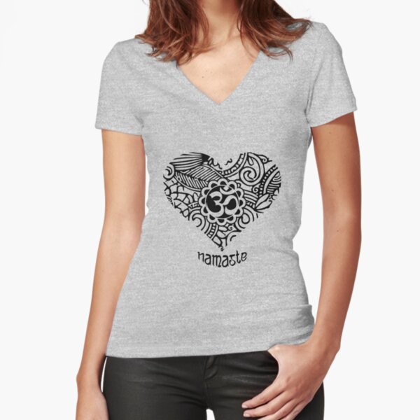 Fitted V-Neck T-Shirt