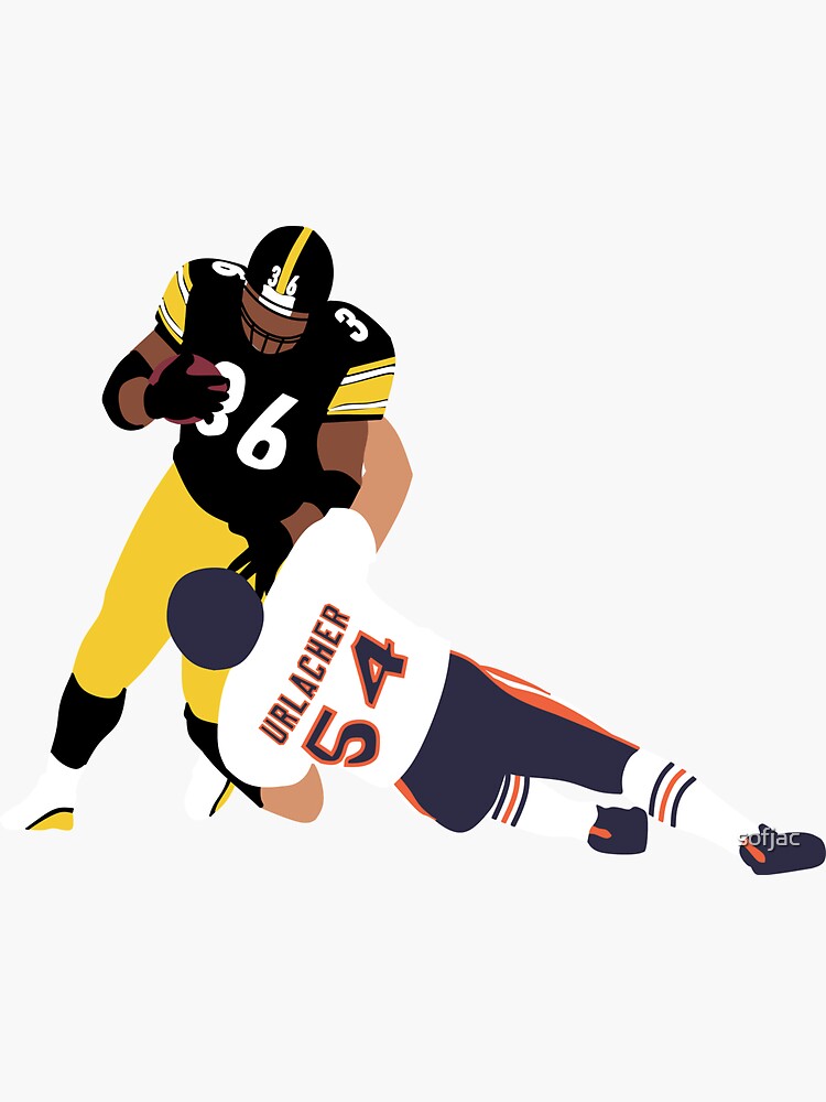 jerome bettis running over brian urlacher