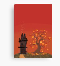 Halloween Tree- Sunset Version Canvas Print