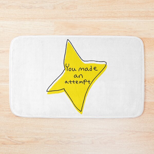 Item preview, You Made An Attempt - Yellow Star designed and sold by ajoymoon.