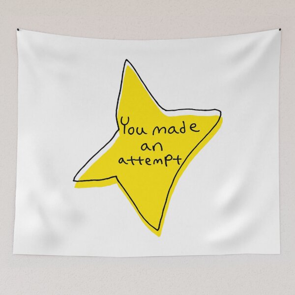 Item preview, You Made An Attempt - Yellow Star designed and sold by ajoymoon.