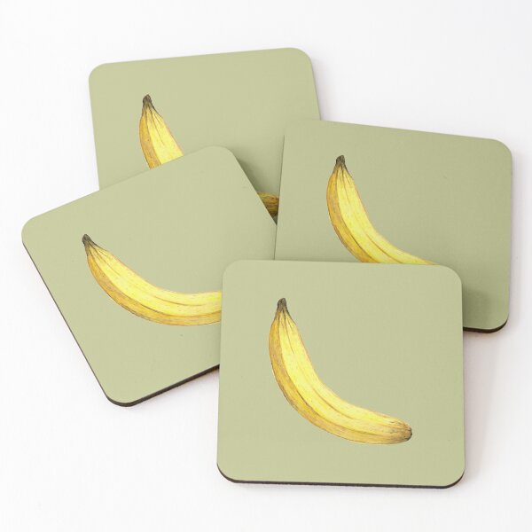 Item preview, Big Ripe Banana on Pale Olive Green designed and sold by STHoganArtist.