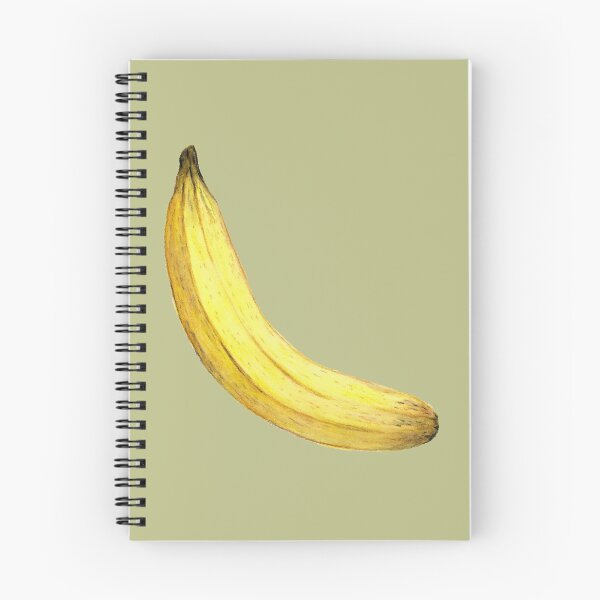 Artikelvorschau, Große reife Banane auf Pale Olive Green entworfen und verkauft von STHoganArtist.