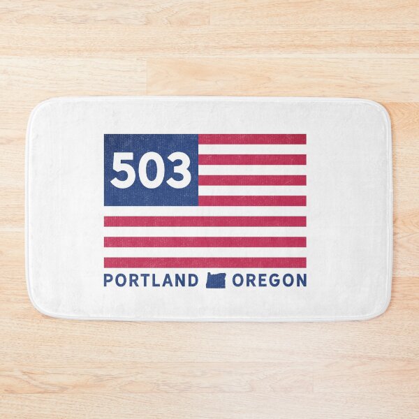 Item preview, Portland Oregon 503 American Flag USA Home Pride designed and sold by ripsydesigns.