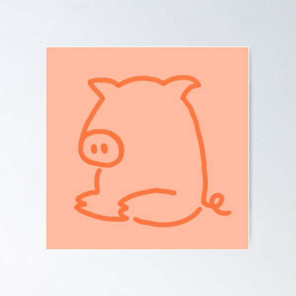 Item preview, minimal piggy designed and sold by tankenbahwl.