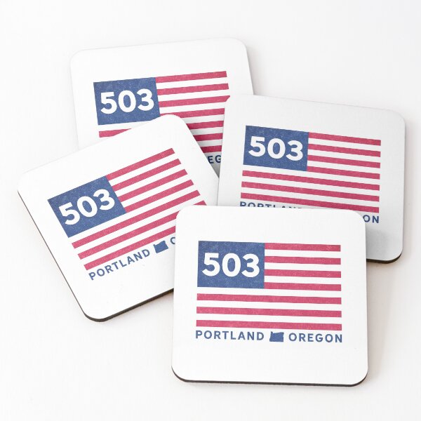 Item preview, Portland Oregon 503 American Flag USA Home Pride designed and sold by ripsydesigns.