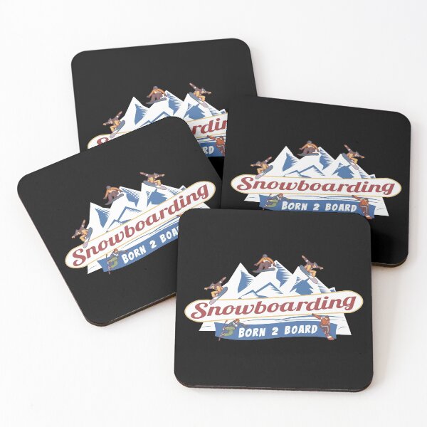 Artikelvorschau, BORN 2 BOARD Lustiges Snowboard Shirt oder Snowboarding Hoodie Design entworfen und verkauft von SiRaGeckoDesign.