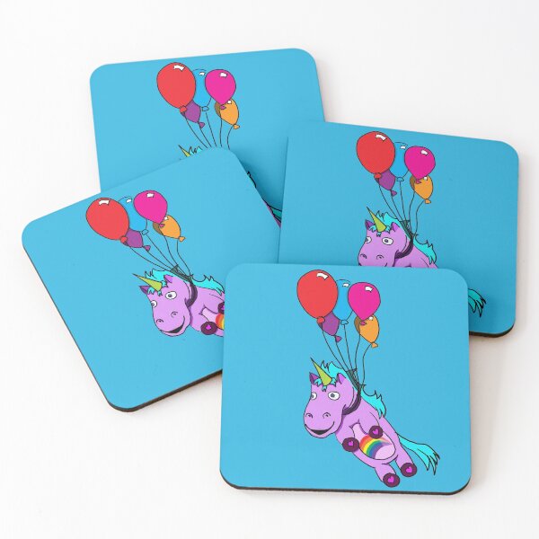 Item preview, Unicorn with Balloons designed and sold by Kate Flynn.