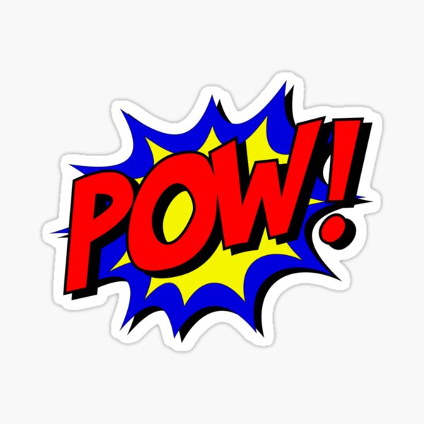 Boom Pow Stickers | Redbubble