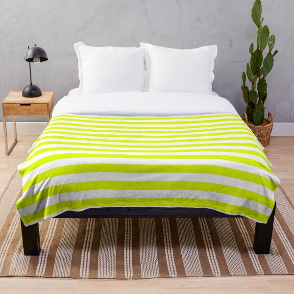 Item preview, Lemon Lime and White Horizontal Stripes designed and sold by ColorPatterns.