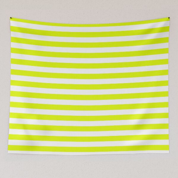 Item preview, Lemon Lime and White Horizontal Stripes designed and sold by ColorPatterns.