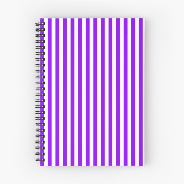 Item preview, Electric Violet and White Vertical Stripes designed and sold by ColorPatterns.