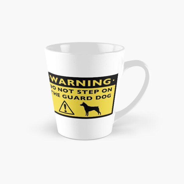 Item preview, Humorous Miniature Pinscher Guard Dog Warning designed and sold by Jenn Inashvili.