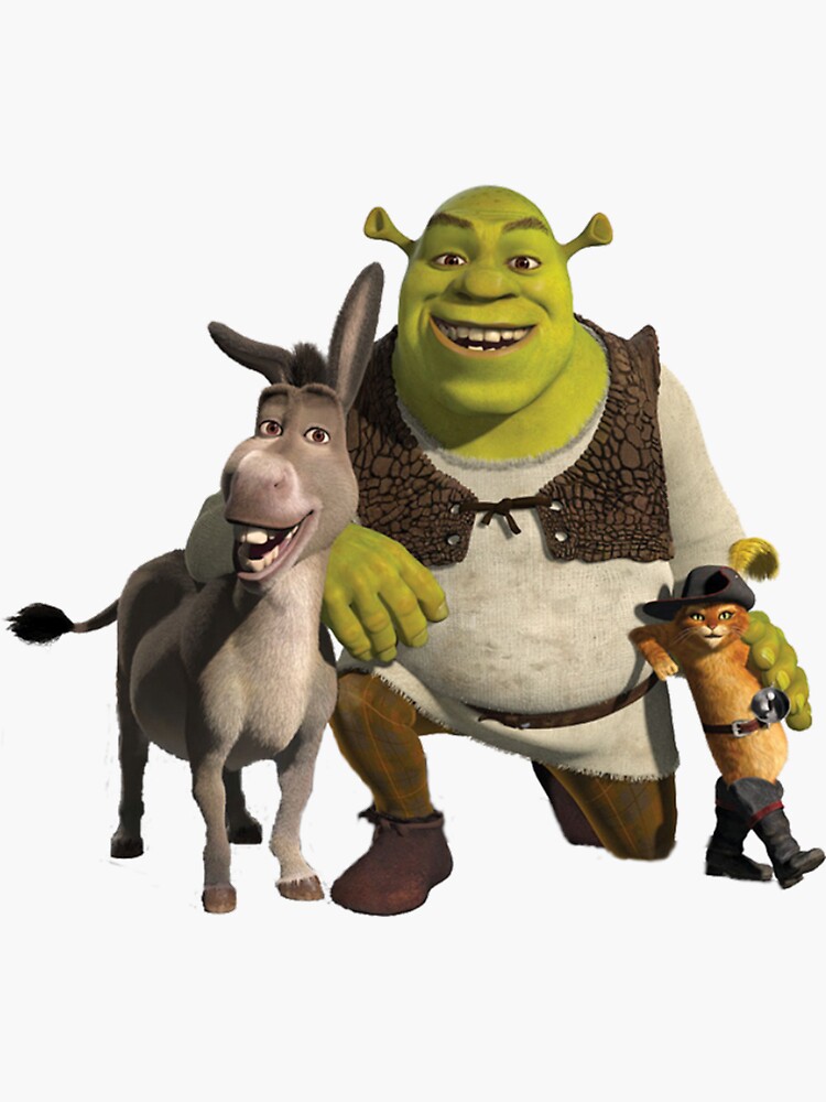 Pegatina «El gato con botas, Shrek y burro» de Morphey22 Redbubble Pegatina «El gato con botas, Shrek y burro» de Morphey22 Redbubble