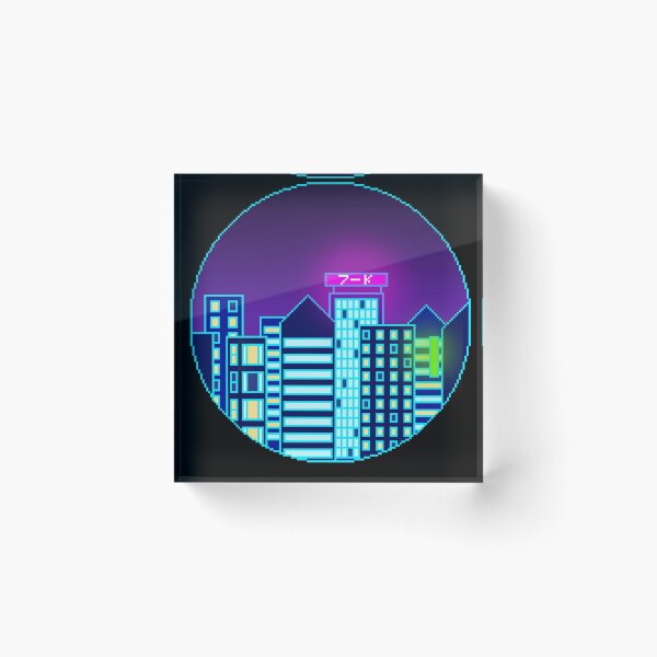 Item preview, Vaporwave City Pixel designed and sold by ssydneyart.
