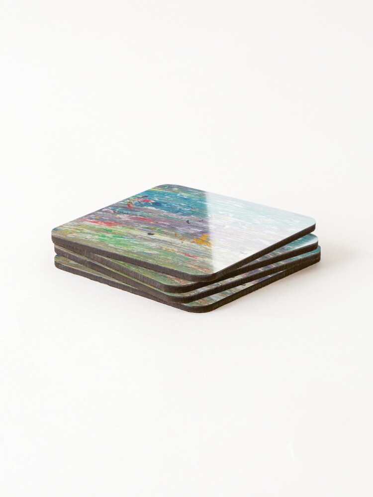 Thumbnail 4 of 5, Coasters (Set of 4), Jackson Pollock designed and sold by PoolLoops.