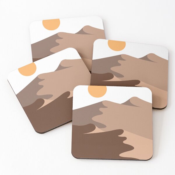 Item preview, Sand Dunes - Desert Landscape - Modern, Minimal, Contemporary Abstract - Terracotta Brown designed and sold by Studio Grafiikka.