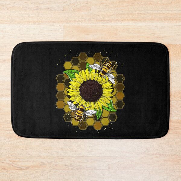 Item preview, Sunflower Bee Hippie designed and sold by underheaven.