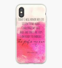 I will honor her life iPhone Case