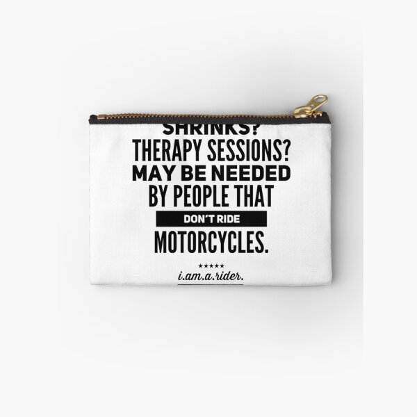 Item preview, Therapy May Be Needed By Those That Don't Ride Black Text designed and sold by TWMBDesigns.