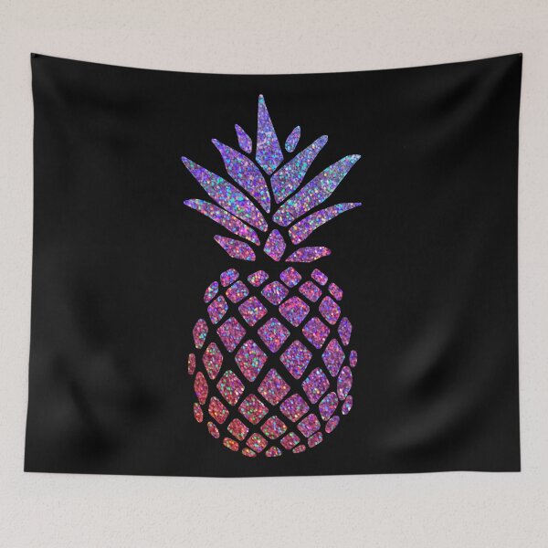 Item preview, Colorful Glitter Pineapple designed and sold by maryedenoa.