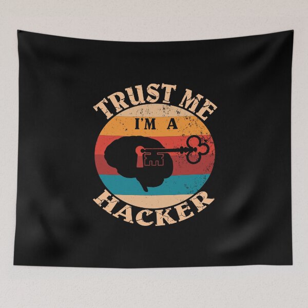 Item preview, Funny Vintage Hacking Design -Trust Me I'm A Hacker Gift designed and sold by Grabitees.