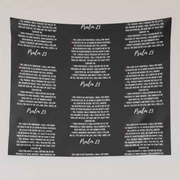 Item preview, Psalm 23 of the Bible - Biblical Quote (Book of Hebrew Psalms) designed and sold by isstgeschichte.